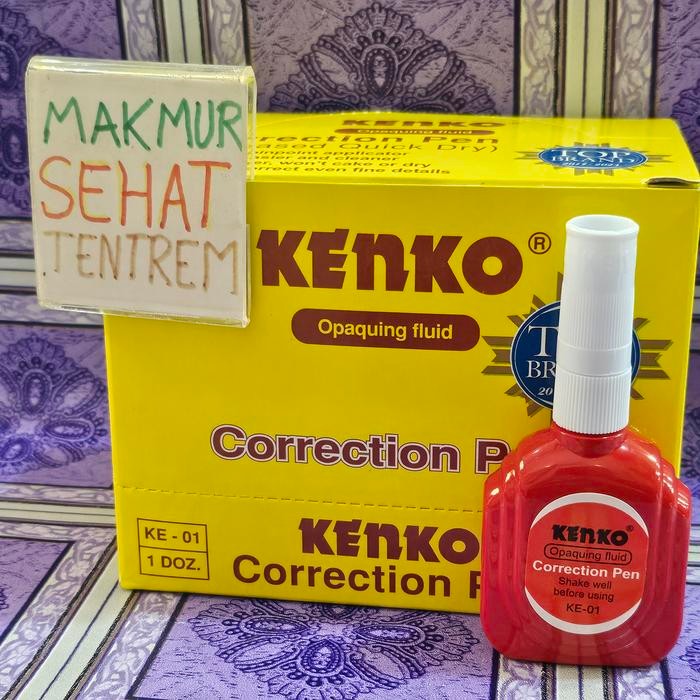 

correction fluid ke-01 kenko / tipex ke01 skua240013 kode 711
