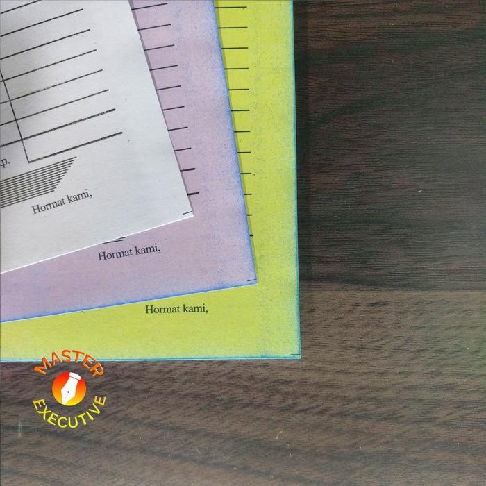 

Journaling [Pak - 10 Buku] Af Buku Nota Faktur 3 Ply Ncr / Rangkap B3 Besar