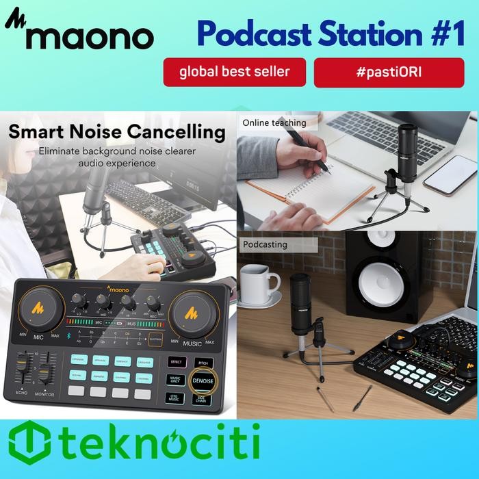MAONO Maonocaster AM200 S1 Full Set c Podcast Recording Streang