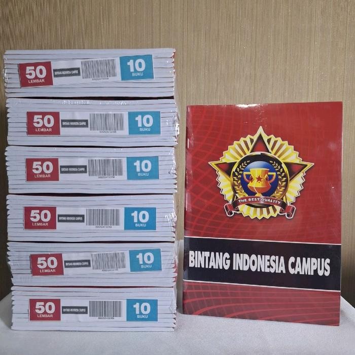 

Buku Tulis Campus Isi 50 Lembar Harga Per Pack ( Isi 10Pcs)