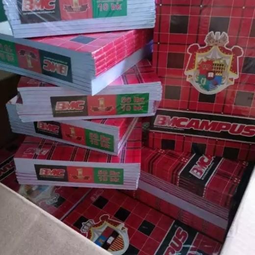 

Buku Tulis Bmcampus Isi 36 & 50 Lembar Ukuran Boxy 1 Pack 10 Buku