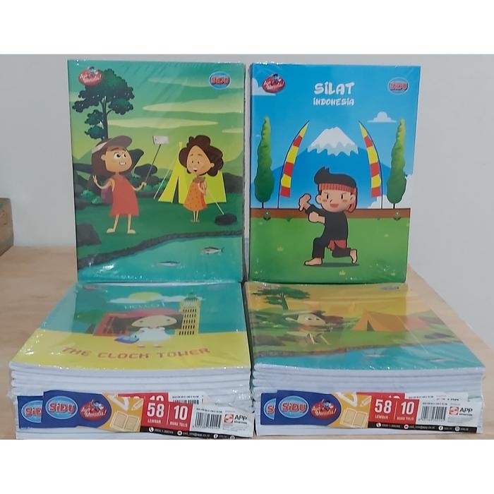 

Temurah!!! Buku Tulis Sinar Dunia / Sidu 10X58 Lembar