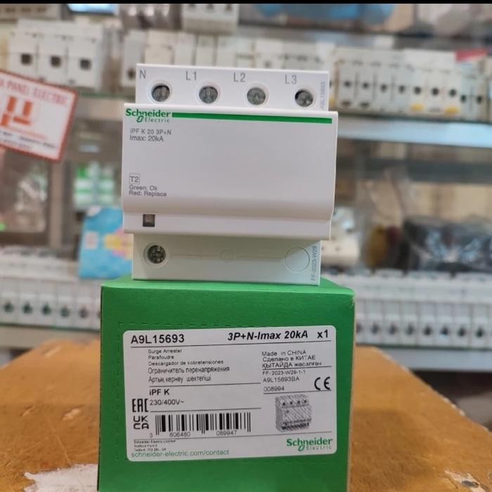Surge Arrester Schneider 3P+N Ipf 20 Ka