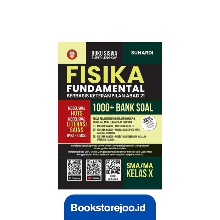 

Ready Buku Fisika Fundamental 1000+ Bank Soal Untuk Sma/Ma Kelas 10 - Sunardi