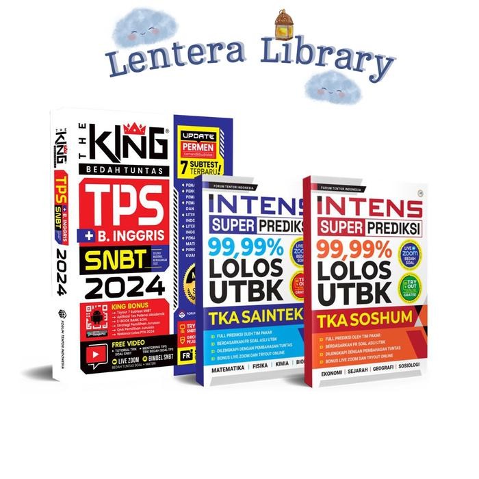 

Ready READY - BUKU THE KING BEDAH TUNTAS TPS SNBT 2024 - RECOMENDED