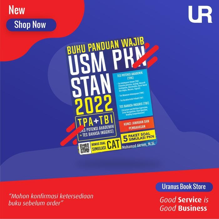 

Ready BUKU PANDUAN WAJIB USM PKN STAN 2022 TPA+TBI