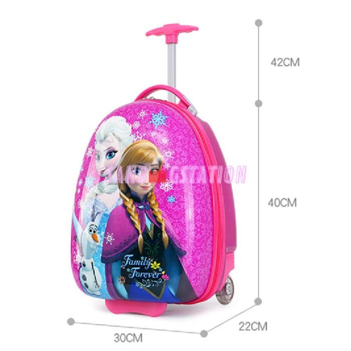 GASS. TAS TROLEY SEKOLAH ANAK RODA 2 TROLI KOPER TELUR SD TROLY IMPOR MINION