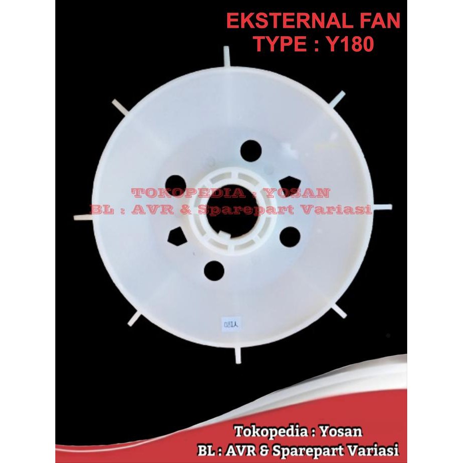 KIPAS DINAMO KIPAS MOTOR KIPAS PENDINGIN EXTERNAL FAN DINAMO Y180