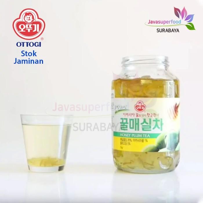(Allthebest) OTTOGI HONEY PLUM TEA 1kg - MINUMAN DENGAN RASA BUAH PLUM + MADU