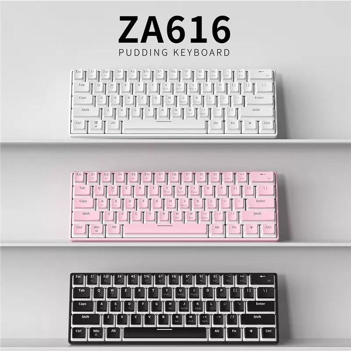 [Expert] Keyboard Mechanical ZA616 RGB 60% Gaming Mechanical Keyboard