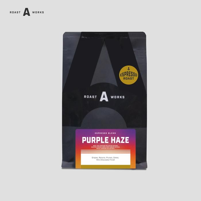 

PURPLE HAZE ESPRESSO BLEND - A ROASTWORKS - BIJI KOPI
