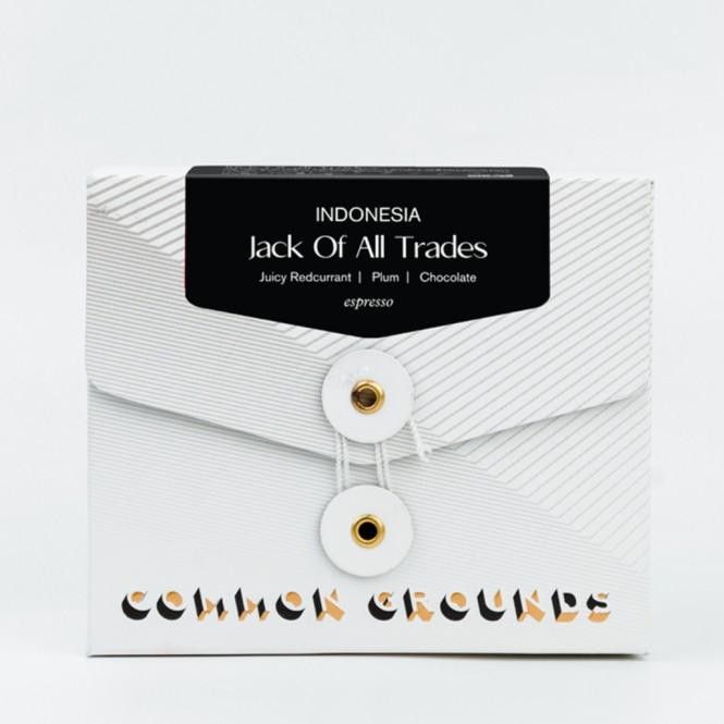 

COMMON GROUNDS ESPRESSO BLEND ARABICA COFFEE: JACK OF ALL TRADES 200GR