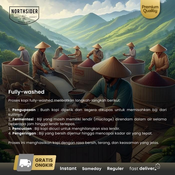 

NORTHSIDER KOPI ARABIKA GUATEMALA ADIESTO FULLY-WASHED COFFEE