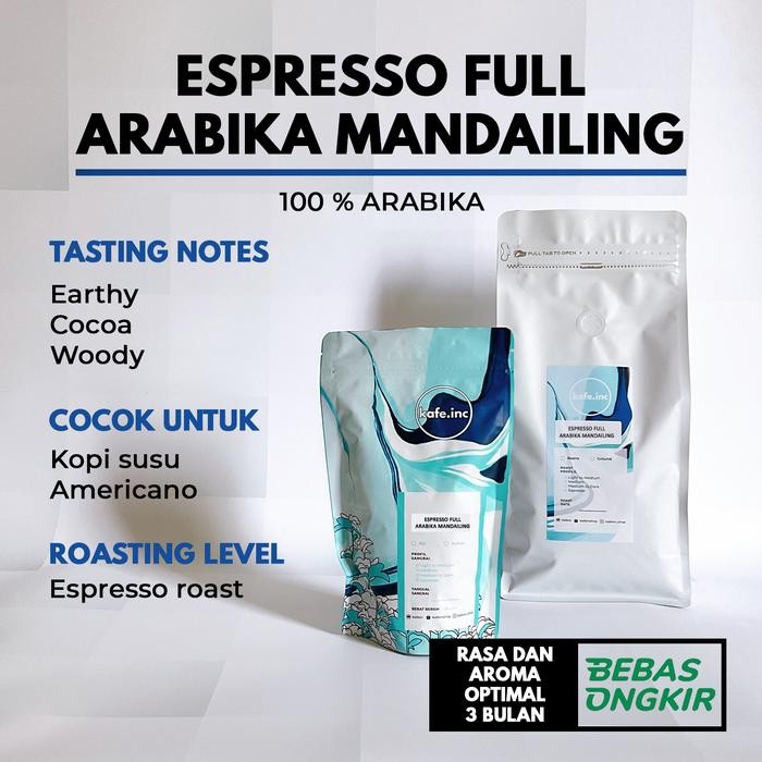 

ESPRESSO FULL ARABIKA MANDAILING KAFEIN