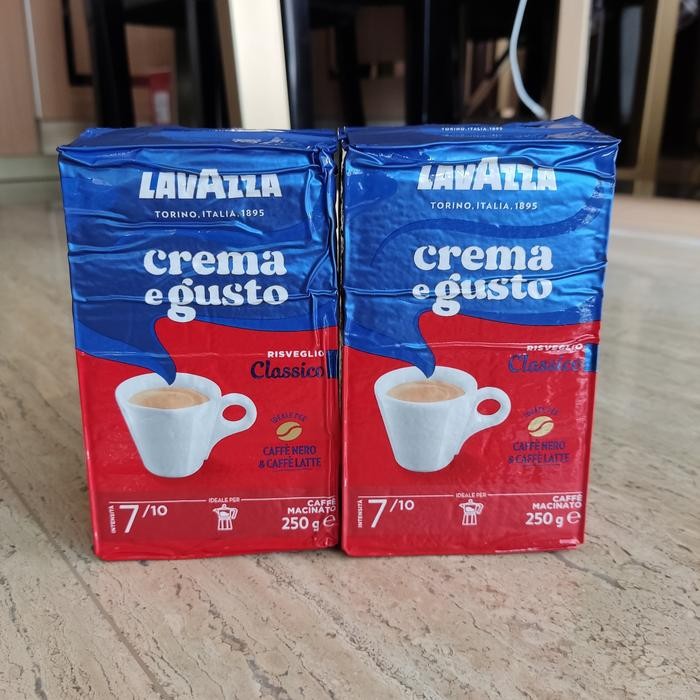 

LAVAZZA CREMA E GUSTO CLASSICO GROUND COFFEE 250GR