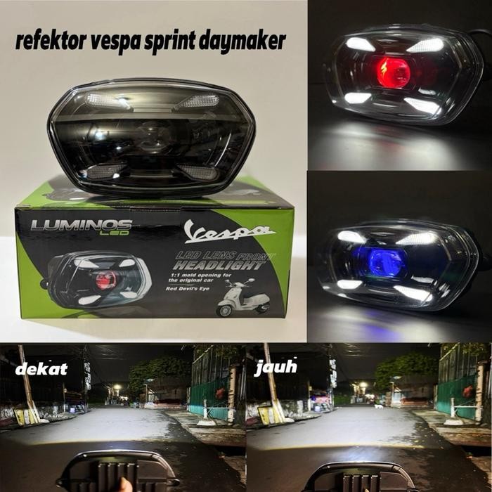 

Terlaris Headlamp Veaspa Sprint Matic 3 Warna Luminos Original Super Terang Dd170 Motorcycle Stater