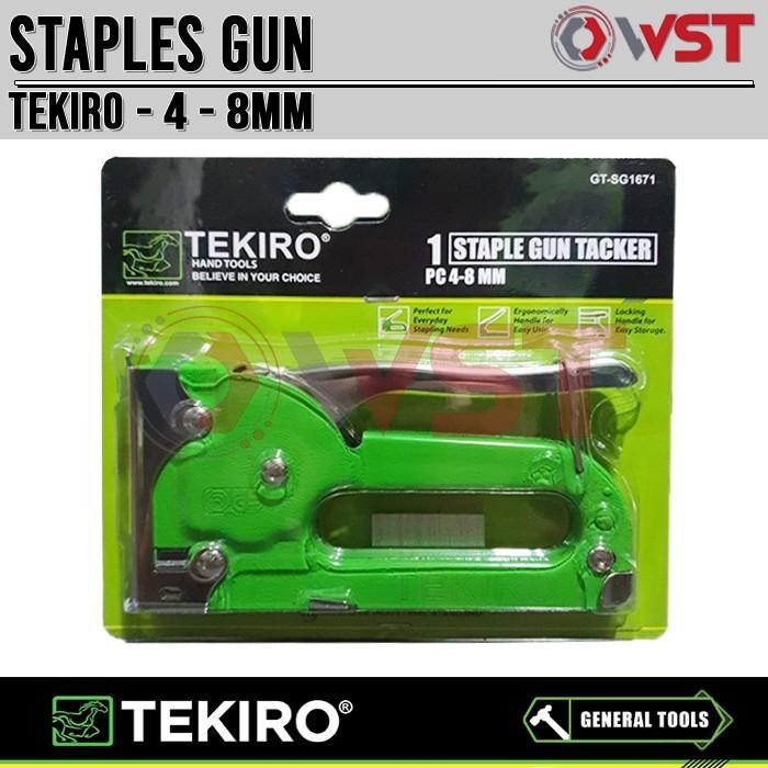 (Expert) Tekiro Staples Gun Tacker 4-8mm / Staples Jok / Staples