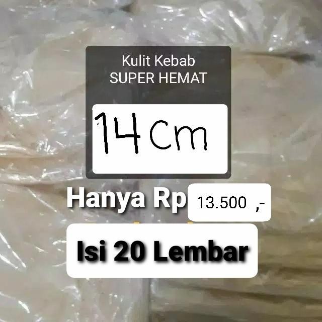 

FREShBgt- Kulit Kebab Super Hemat 14 cm Isi 20 Lembar Tortilla Enak Tortila Sip