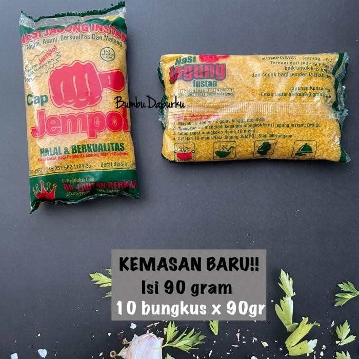 

FREShBgt- (10 pcs) Nasi Jagung Instan Cap Jempol 100gr