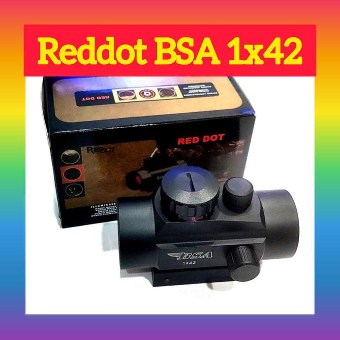 Reddot Bushnell 1x42RD ( bukan Red dot Bsa , reddot GSR atau Hakko )