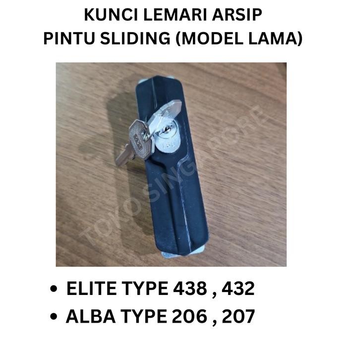 KUNCI LEMARI PINTU SLIDING BESI MODEL LAMA