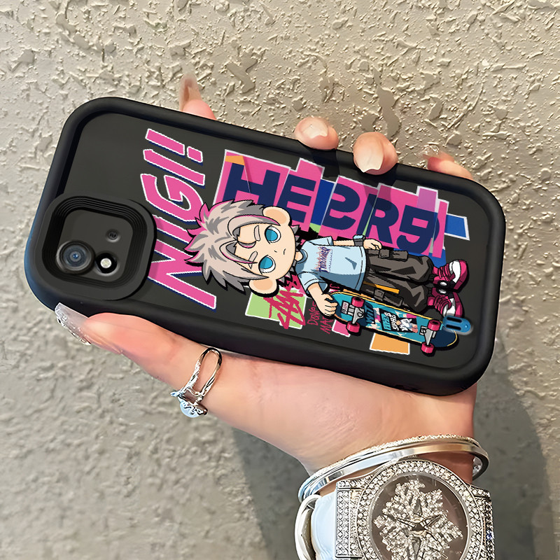 Casing Hp Realme C20 C20A C11 2021 C11 2020 Narzo 50I Case Casing grafiti anak laki-laki Softcase pe