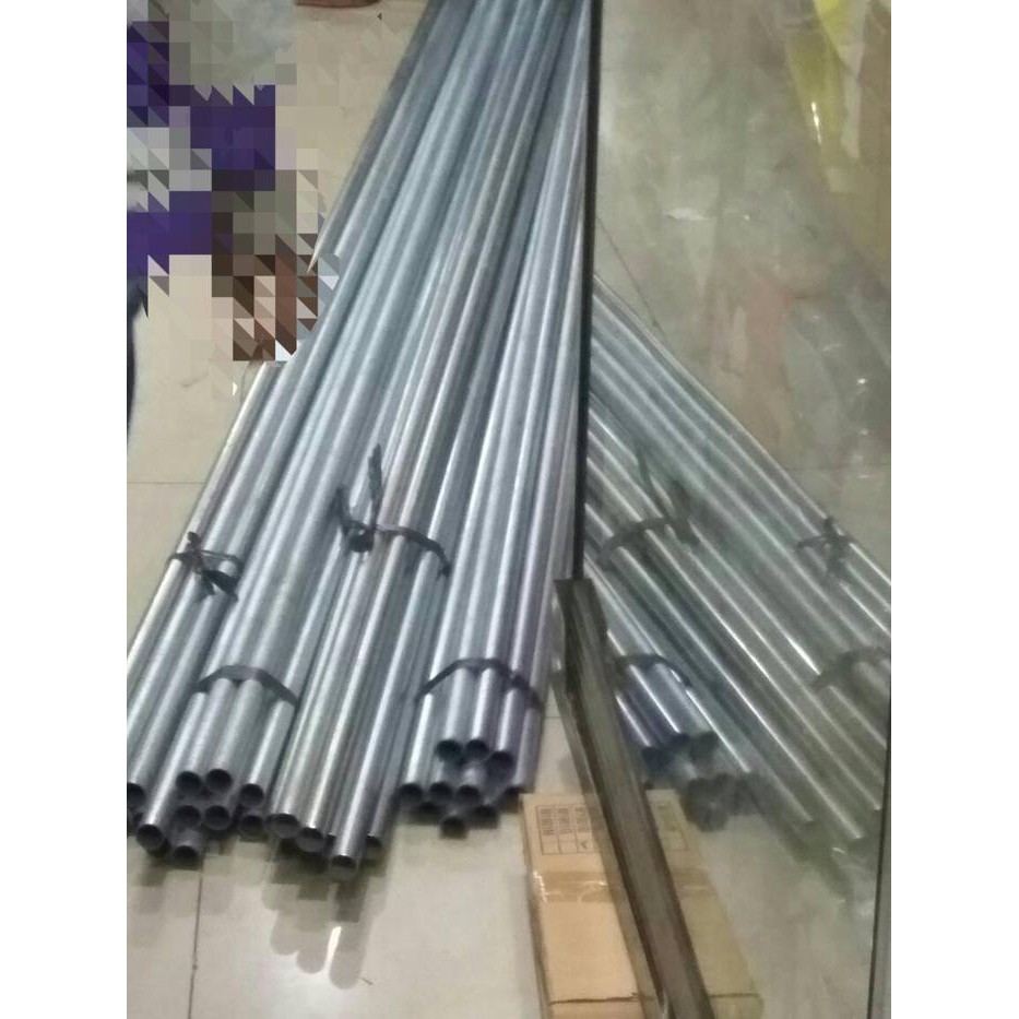 Pipa conduit Galvanis 20 mm atau 3/4" tanpa Drat