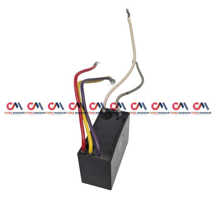 Elektrolic Kapasitor Fan Kipas Angin 5 Kabel 2 1,5 Uf Ceiling Plafon Capung 3