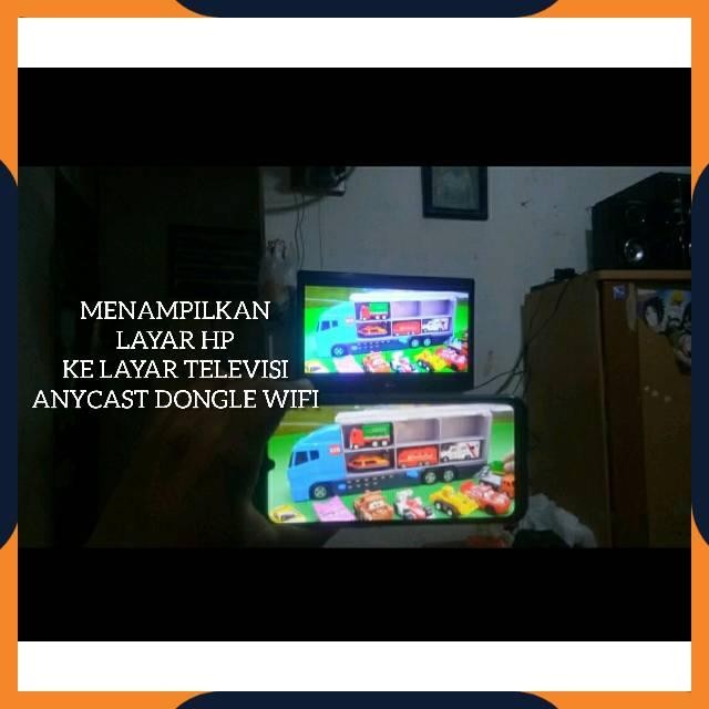 [Allthebest] [COD] ANYCAST DONGLE SCREEN MIRRORING / ALAT PENYAMBUNG HP KE TV + SAMBUNGAN KABEL HDTV