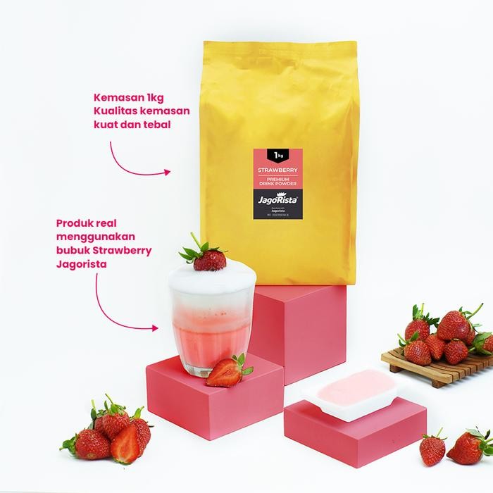 

Premium Gold Strawberry Powder (Bubuk Minuman/Powder Drink)