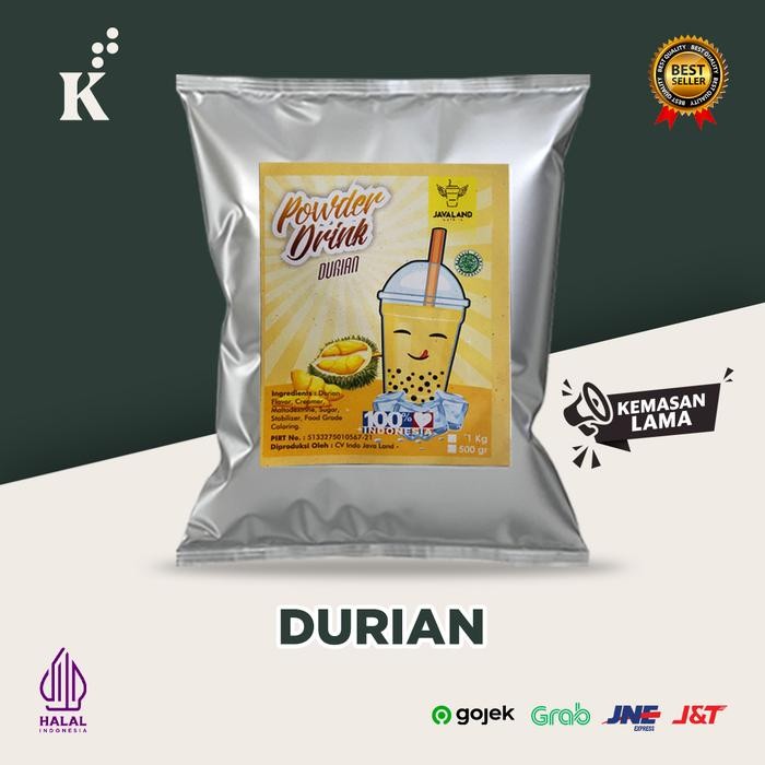 

Bubuk Minuman Bubble Powder Drink Rasa Durian Original Javaland 1Kg