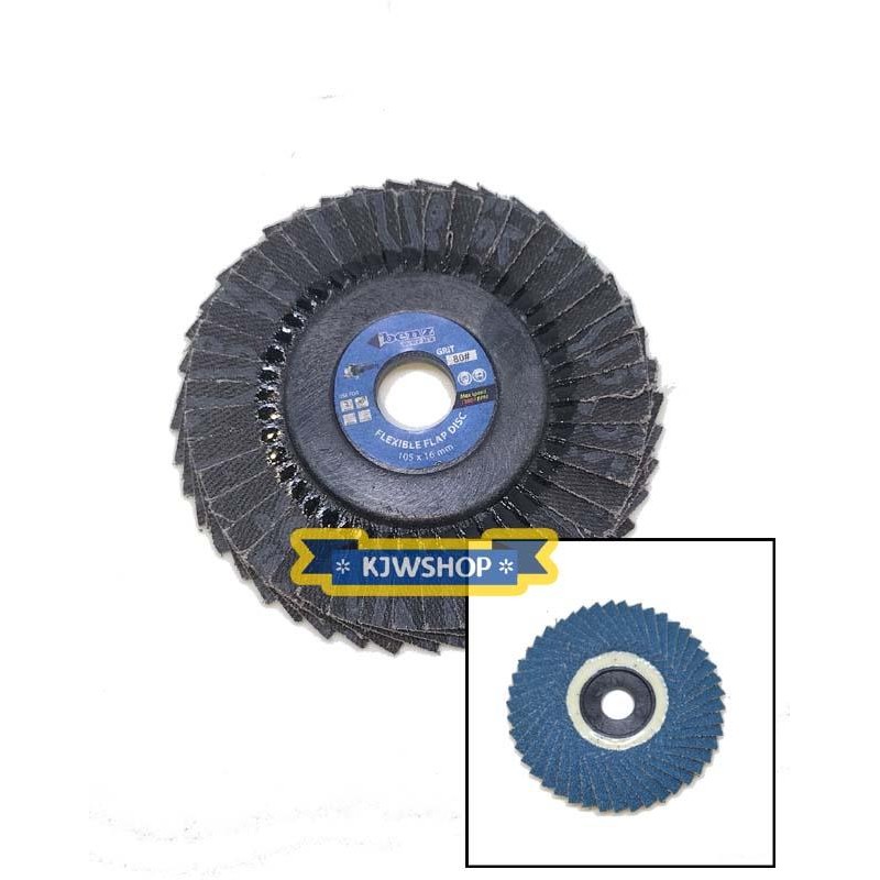 Flapdisc 4" Amplas Grenda Fleksibel Kertas Gosok Gerinda Flexible 4 In