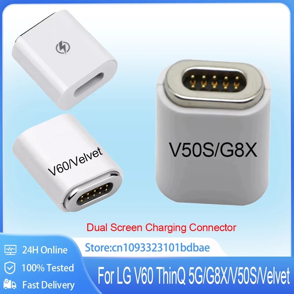 Original For Lg V60 Thinq 5G Sub Screen Magnetic Adapter  arging For Lg Velvet V50S G8X G9 Thinq 5G