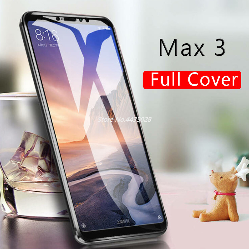 Cases For Xiaomi Mi Max 3 Case Tempered Glass Full Cover On Ksiomi Xiomi My Max3 Screen Protector