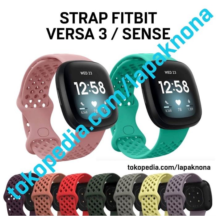 BREATH Strap Fitbit Versa 4 / 3 Sense Watch Tali Jam Silicone