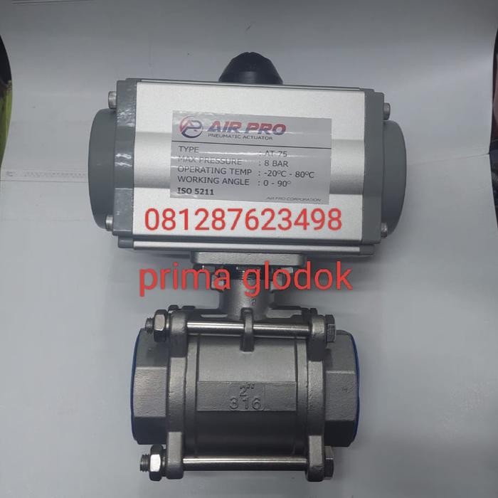 Menarik Actuator Ball Valve 2"/Pneumatic Ball Valve At75/Ball Valve 2Inch