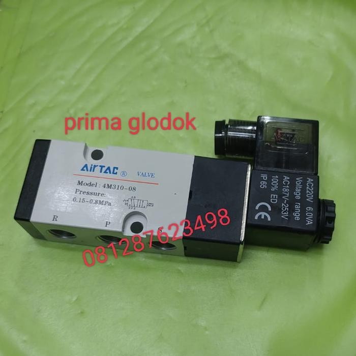Paling Laris Solenoid Airtac 4M310-08/Solenoid 4M310-08 Airtac 220V