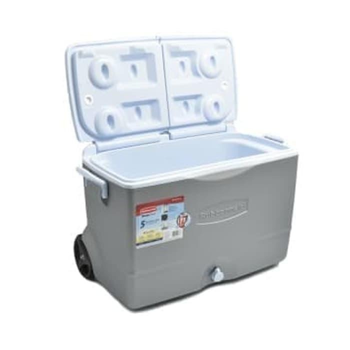 box pendingin cooler box rubbermaid dengan roda 47 liter Kode 928