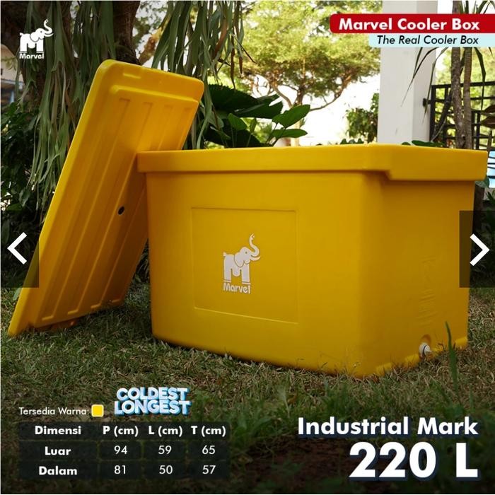 Cooler Box Es 220 Liter Marvel HRO-B220L Mirip Antartica Lion Star / Cool Box Makanan Minuman Es