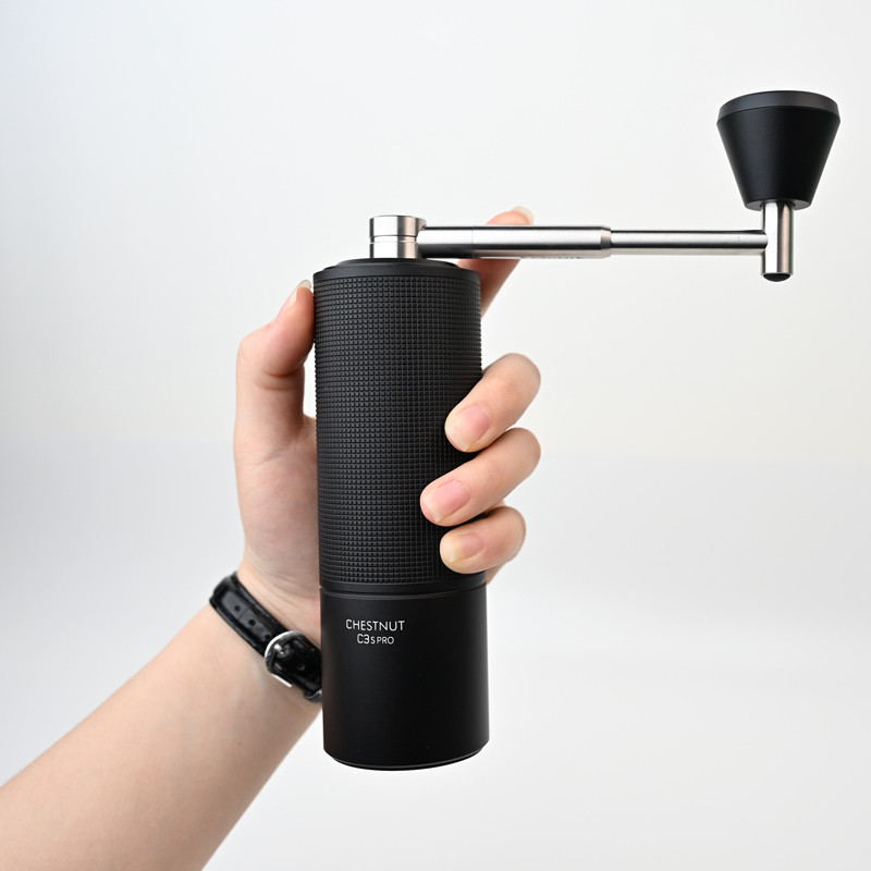 Timemore C3S Pro Manual Coffee Grinder S2C Stainless Steel Burr, Foldable Handle, Adjustable Grind.