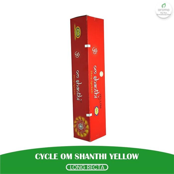 Dupa India (Aromaterapi) Long Recta - Om Shanti Yellow