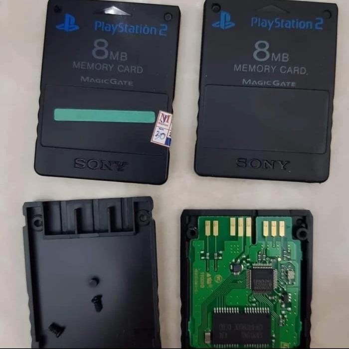 [Allthebest] MEMORY CARD ORIGINAL PS2 IC KAKI JAPAN