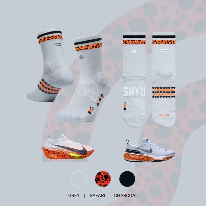 (Allthebest) Kaos Kaki Lari SHYU Running - Racing Socks. Original