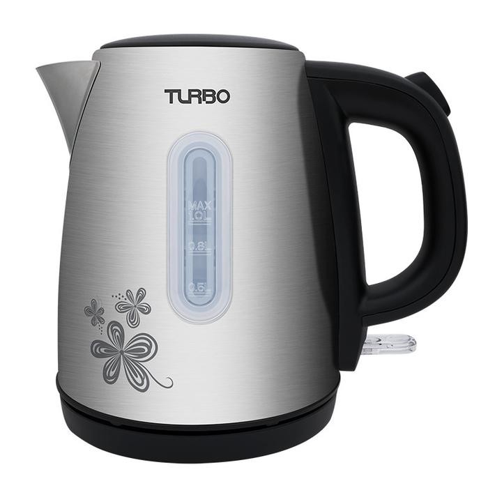 TURBO Kettle Stainless 1 Liter - EHL1058 Teko Listrik EHL 1058