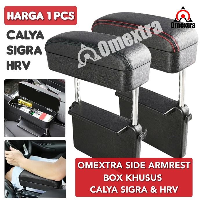Calya Armrest Sigra Armrest Box HRV tatakan tangan mobil Calya Signa HRV Side Armrest Box Omextra