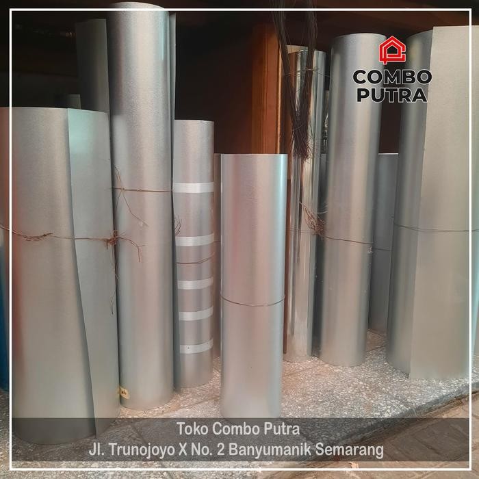 Seng Plat Talang Galvalum Anti Karat Tebal 0,30mm Lebar 60 90 120 *