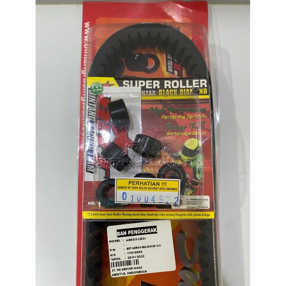 Vbelt Set Roller Brt Aerox Lexi