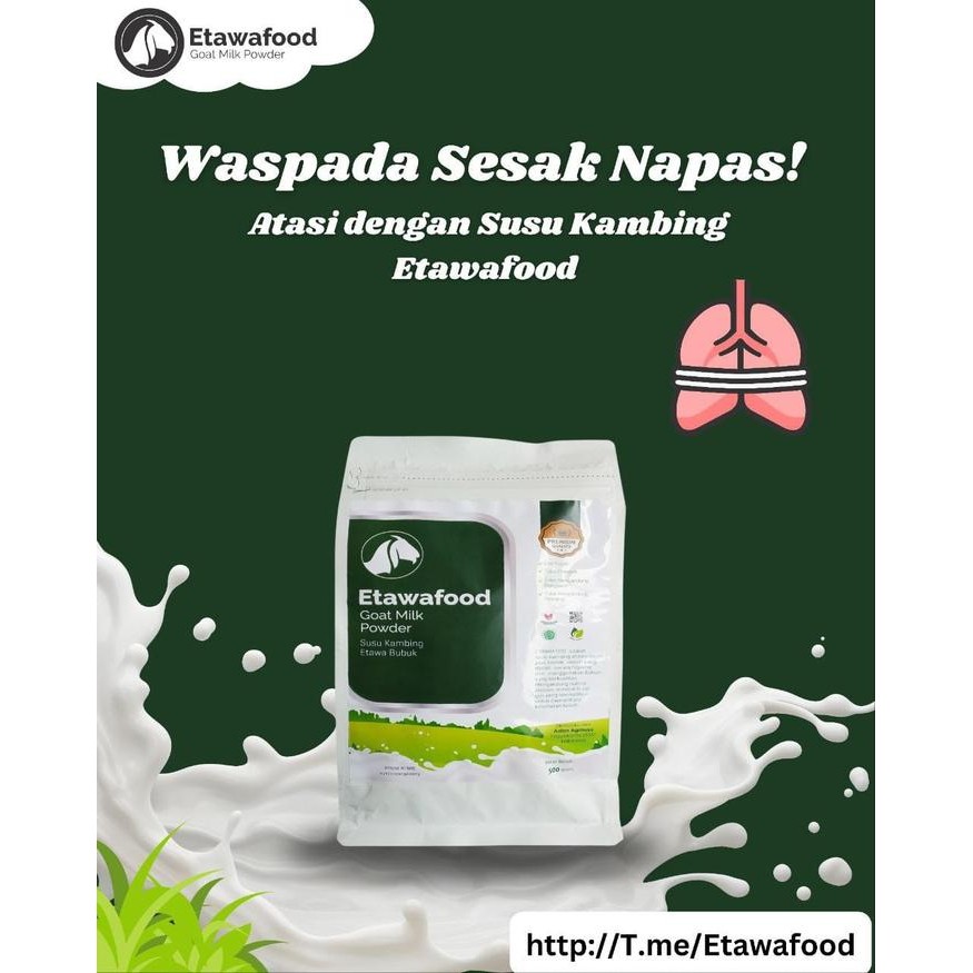 

PREMIUM Etawafood Susu Kambing Etawa Bubuk 1kg Original