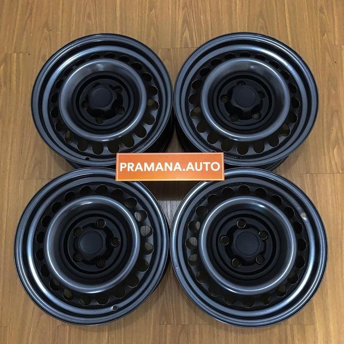 PREMIUM velg kaleng mercy ring 15 + dop model sahara