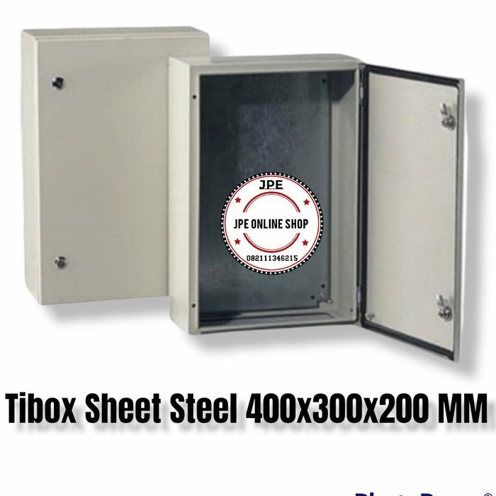 Tibox Box Panel Besi/Box Panel Sheet Steel 400x300x200 mm IP65